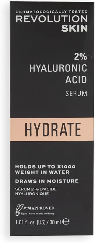 Revolution Skincare Sérum Acide Hyaluronique : Peau Repulpée & Hydratée