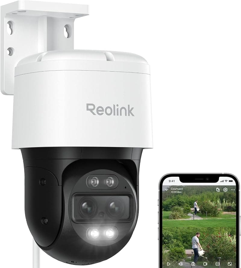 Caméra Extérieur Reolink TrackMix PoE 4K : Vision Double Objectif & Suivi Intelligent