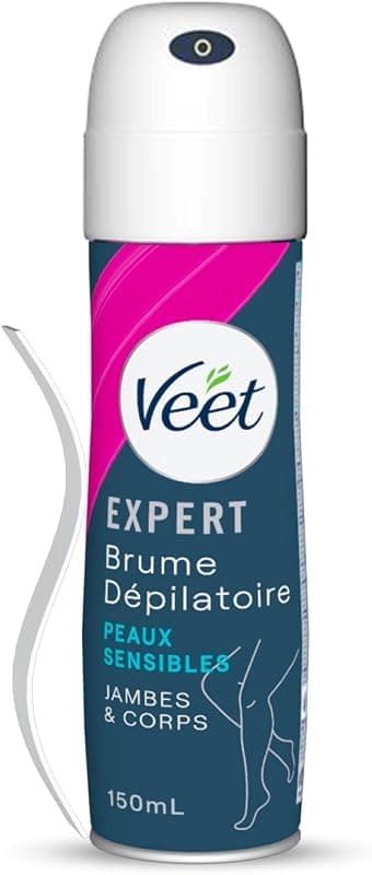 Veet Expert Brume Dépilatoire Poils Tenaces - Peaux Sensibles