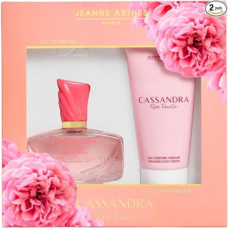 Coffret Cadeau Jeanne Arthes Cassandra Rose Vanille - Eau de Parfum & Lait Corps