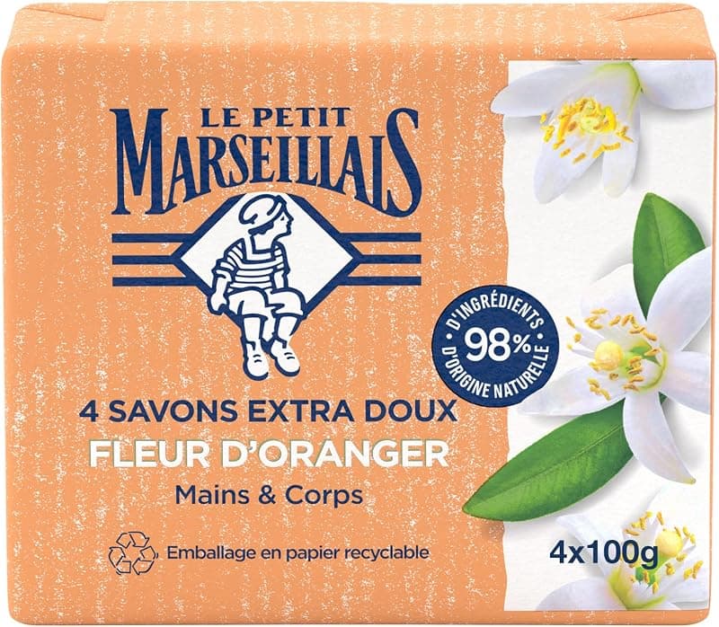 Savon Mains Liquide Le Petit Marseillais Fleur d'Oranger - Douceur Naturelle