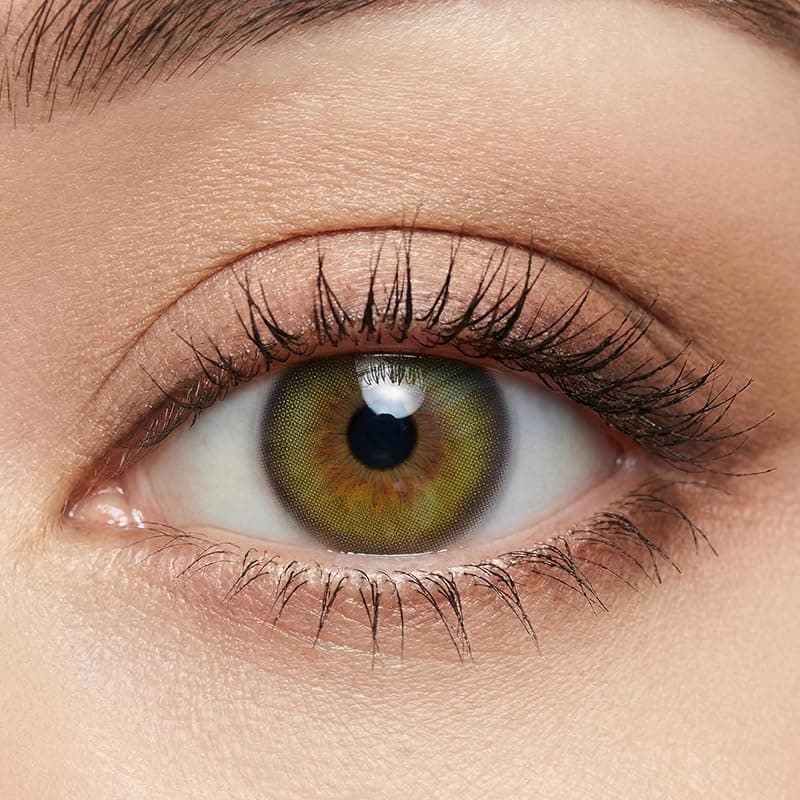 Lentilles de Contact Couleur Vert Olive - GLAMLENS Olive Grove