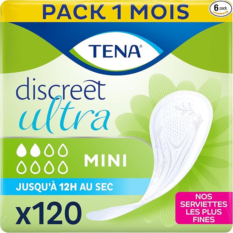 TENA Discreet Mini : Protection Incontinence Femme Légère