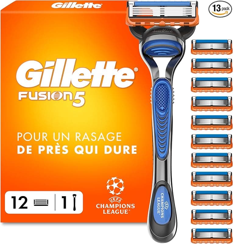 Lames de Rasoir Gillette Fusion5 : Rasage Précis et Durable