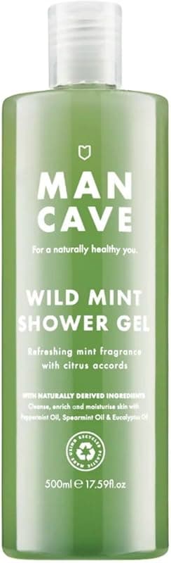 Gel Douche Homme ManCave Menthe Sauvage - Énergie et Fraîcheur