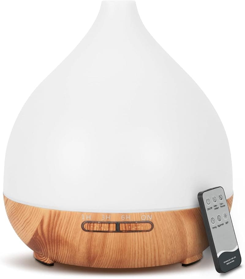 Diffuseur d'Huiles Essentielles Cozary 400ml : L'Art de la Relaxation à Domicile