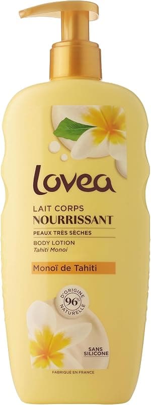 Lait Corps Lovea au Monoï de Tahiti : Soin Intense pour Peaux Très Sèches