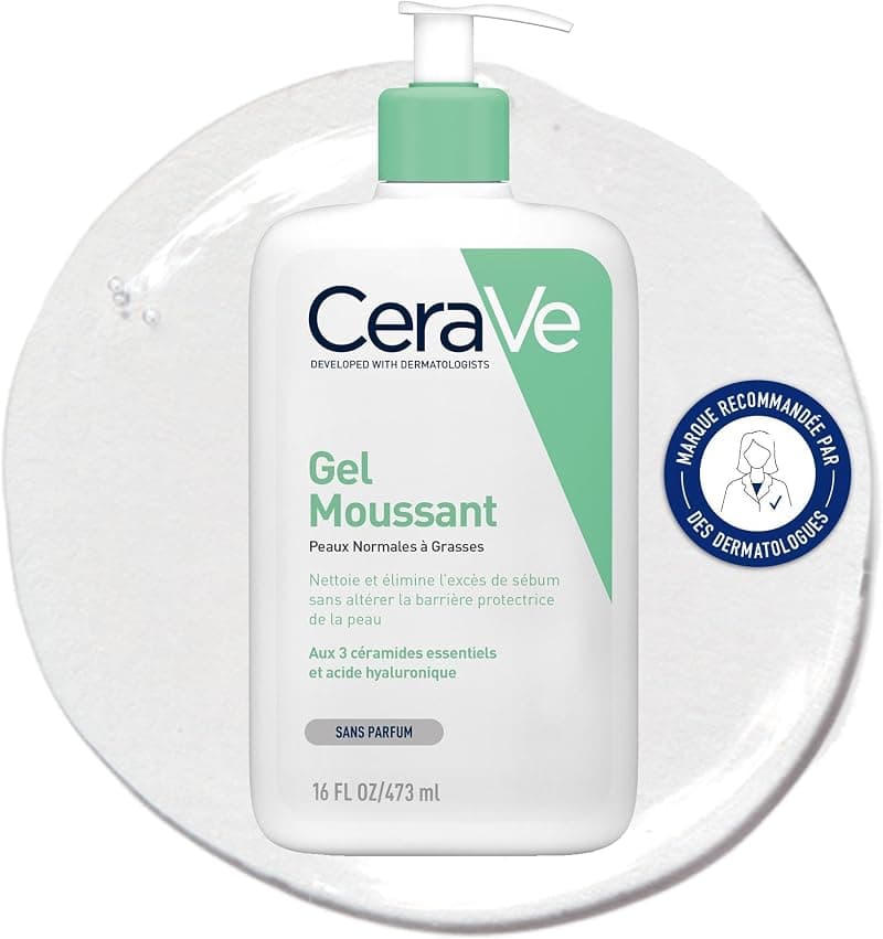CeraVe Gel Moussant : Le Nettoyant Doux Essentiel pour Peaux Normales à Mixtes