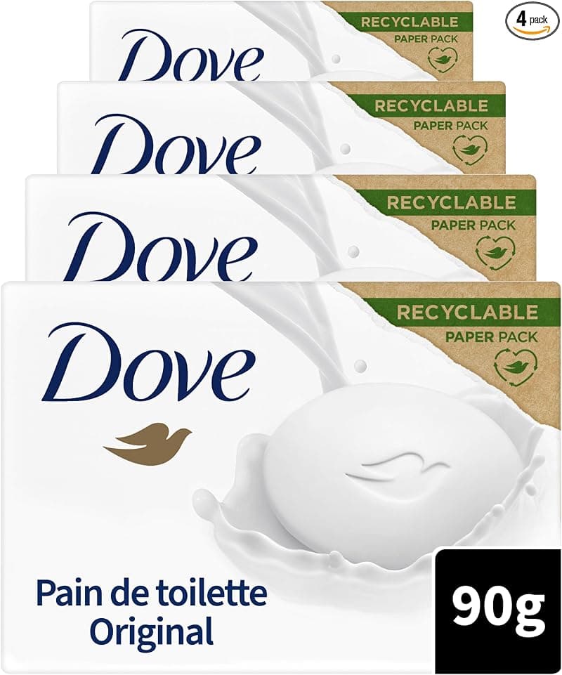 Dove Pain de Toilette Original Hydratant - Lot de 4