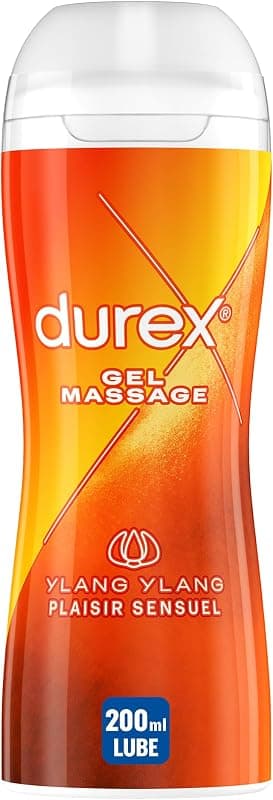 Durex Gel de Massage Sensuel Ylang Ylang - 2 en 1 - 200ml