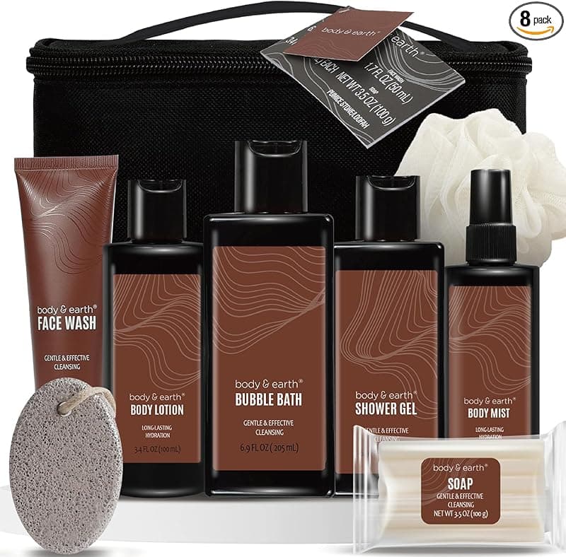 Coffret Cadeau Homme BODY & EARTH - Rituel Complet Bois de Santal
