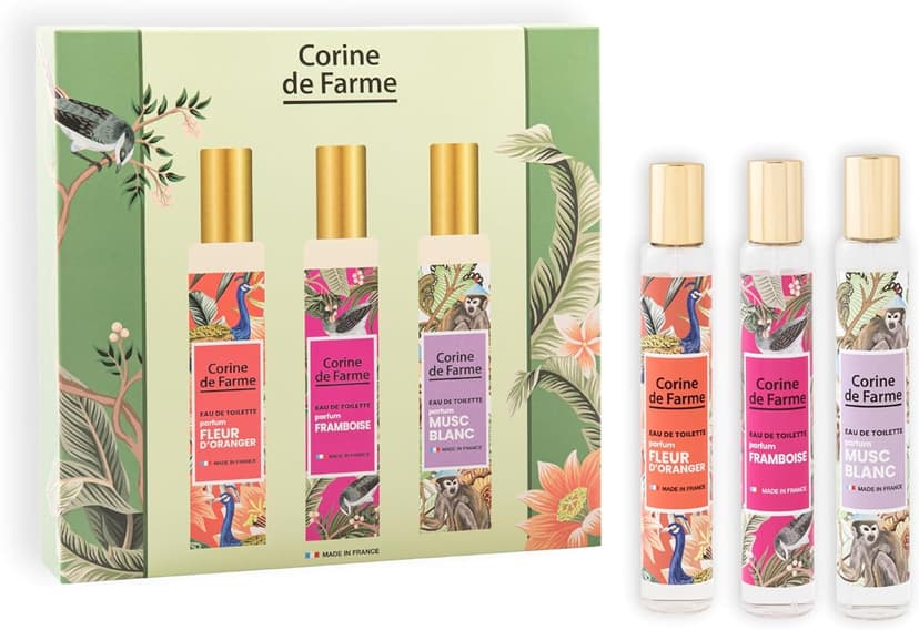 Coffret Parfums Monosenteurs Floral Corine de Farme 3x30ml