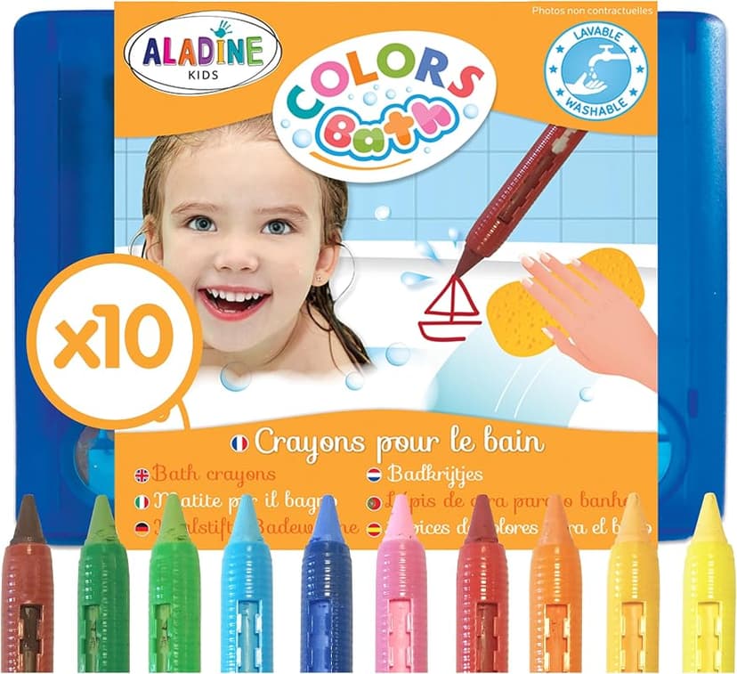 Crayons de Bain Aladine : Le Jeu Créatif dans la Baignoire
