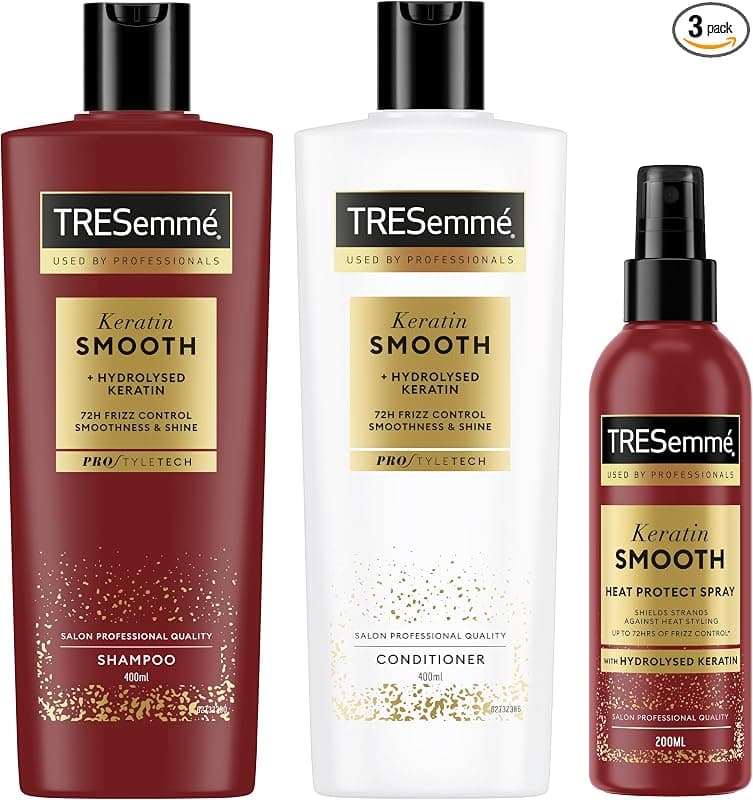 Coffret TRESemmé Keratin Smooth : Lissez, Brillez et Protégez Vos Cheveux